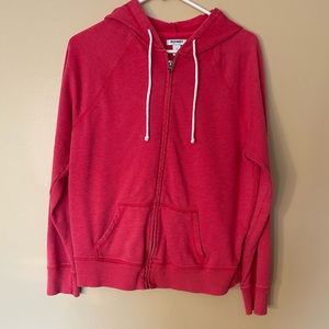 Old Navy Red Zip Up Jacket